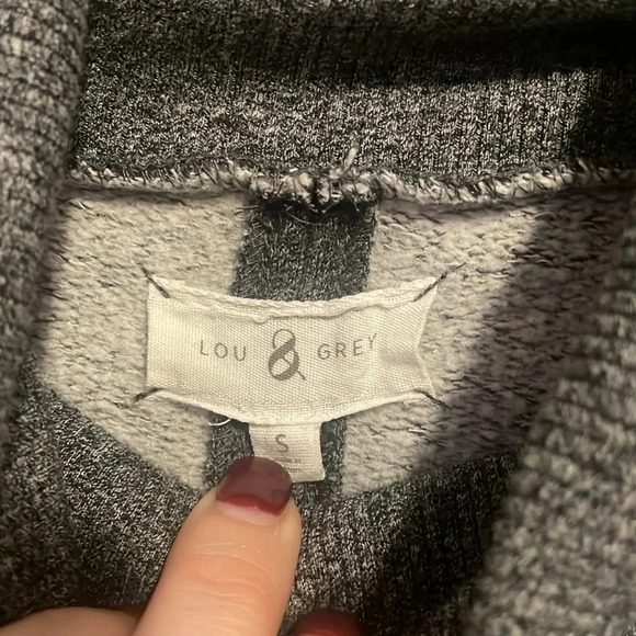 Lou & Grey turtleneck sweatshirt dress Small - Picture 3 of 6